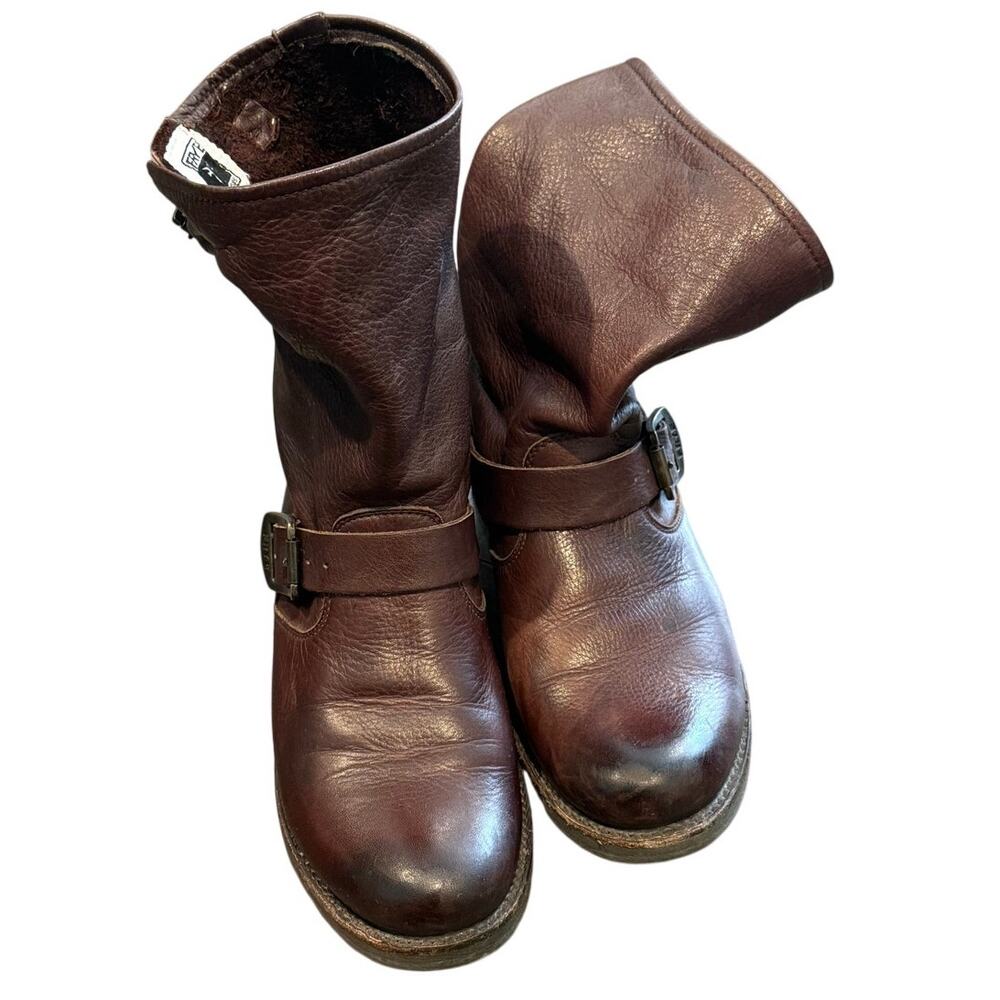Frye Veronica Boot Dark Brown size 8.5